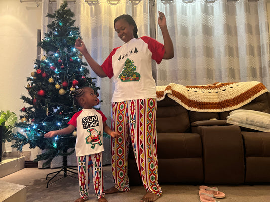 Ndebele Christmas pyjamas