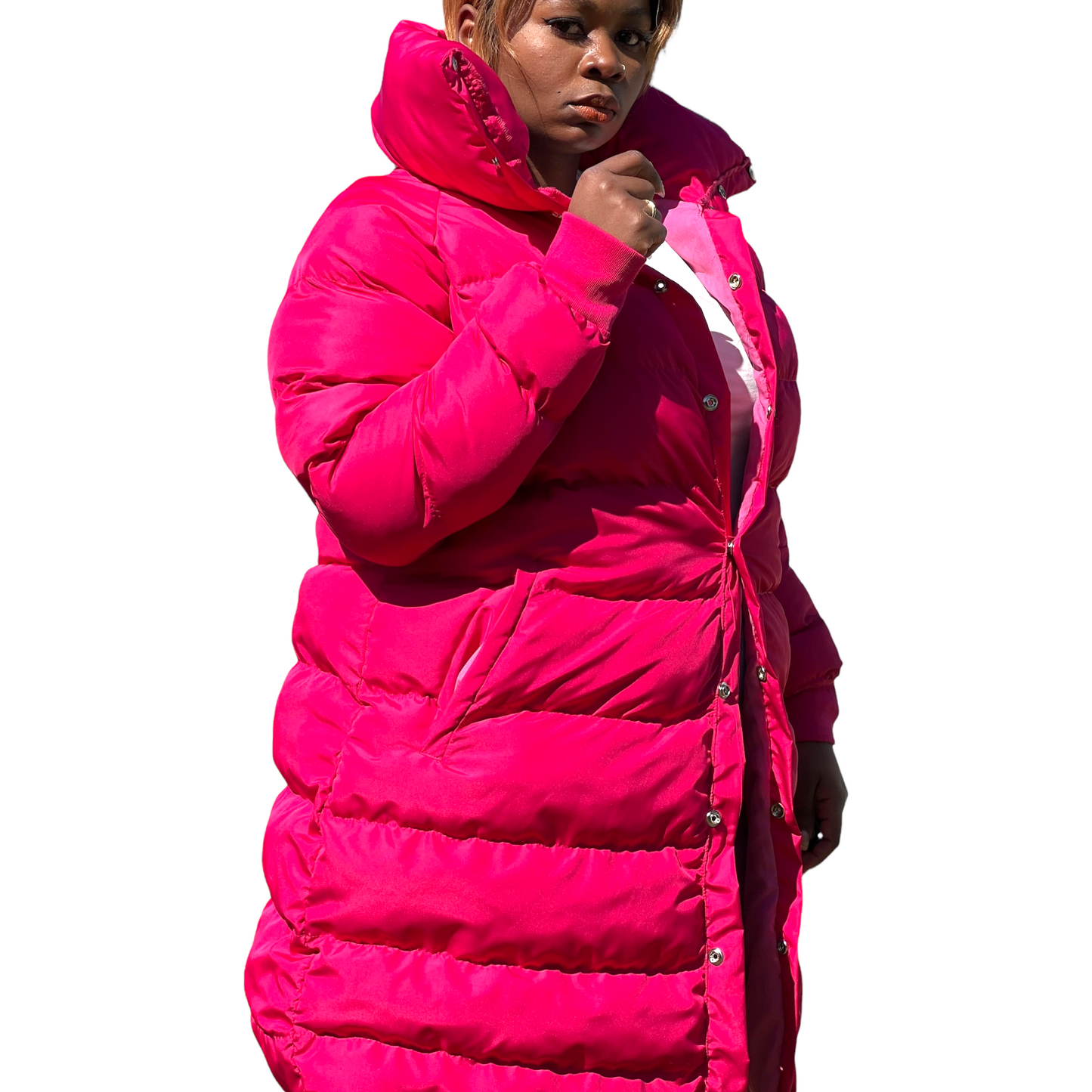 Warm winter puffer jacket