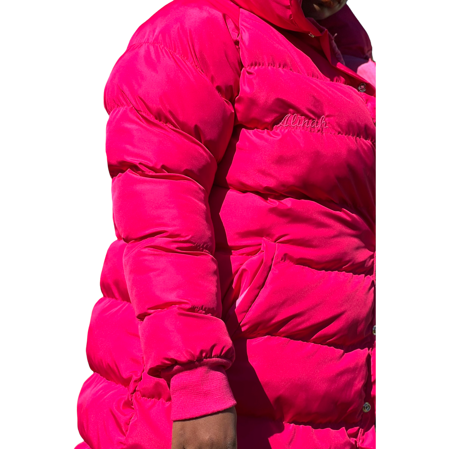 Warm winter puffer jacket